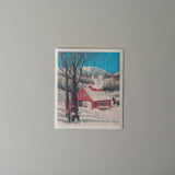 Winter Cabin Sponge Cloth CHRISTMAS 2025 Abbott Collection