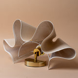 Pleated Fabric Wall Sconce