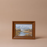 Small Vintage Oil Painting VINTAGE - artwork Rug and Weave