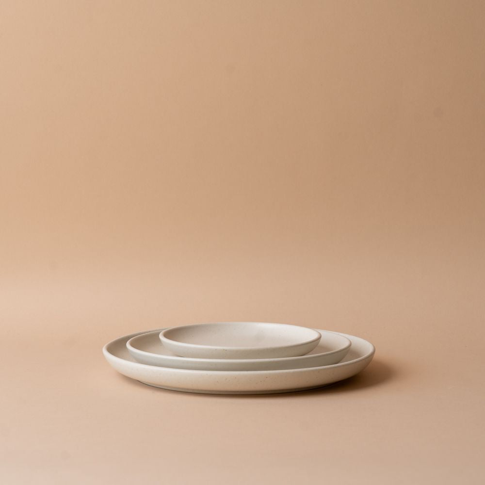 Ceramic Vanilla Plate plate David Shaw