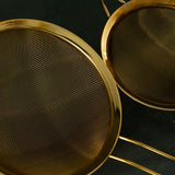 Large Brass Sieve - Rug & Weave