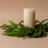 Faux Pine Candle Ring