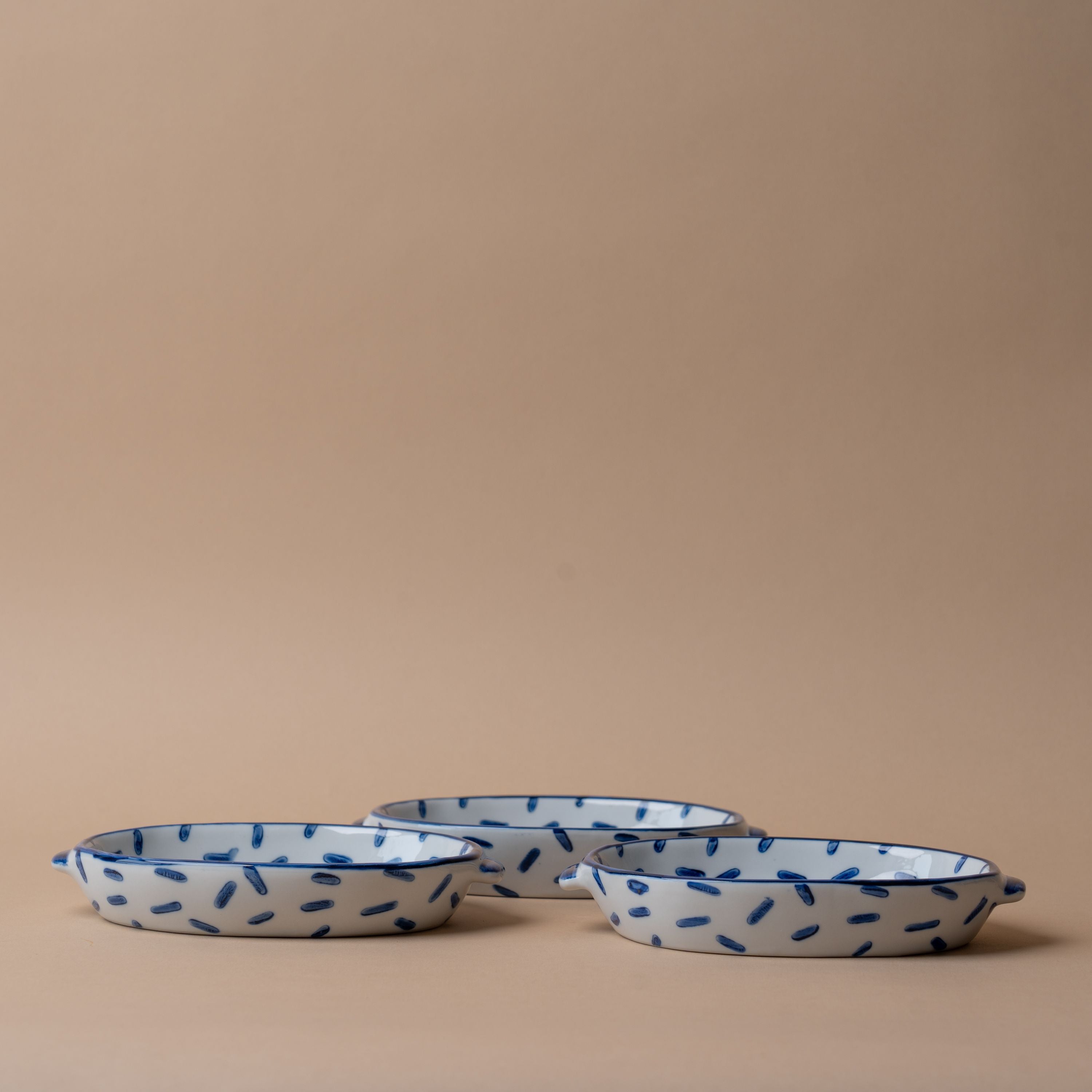 Floral Stoneware Baker baking dish Creative Co-op (DYA)