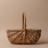 Steamed Willow Basket with Handle basket Bacon Basketware (Faire)