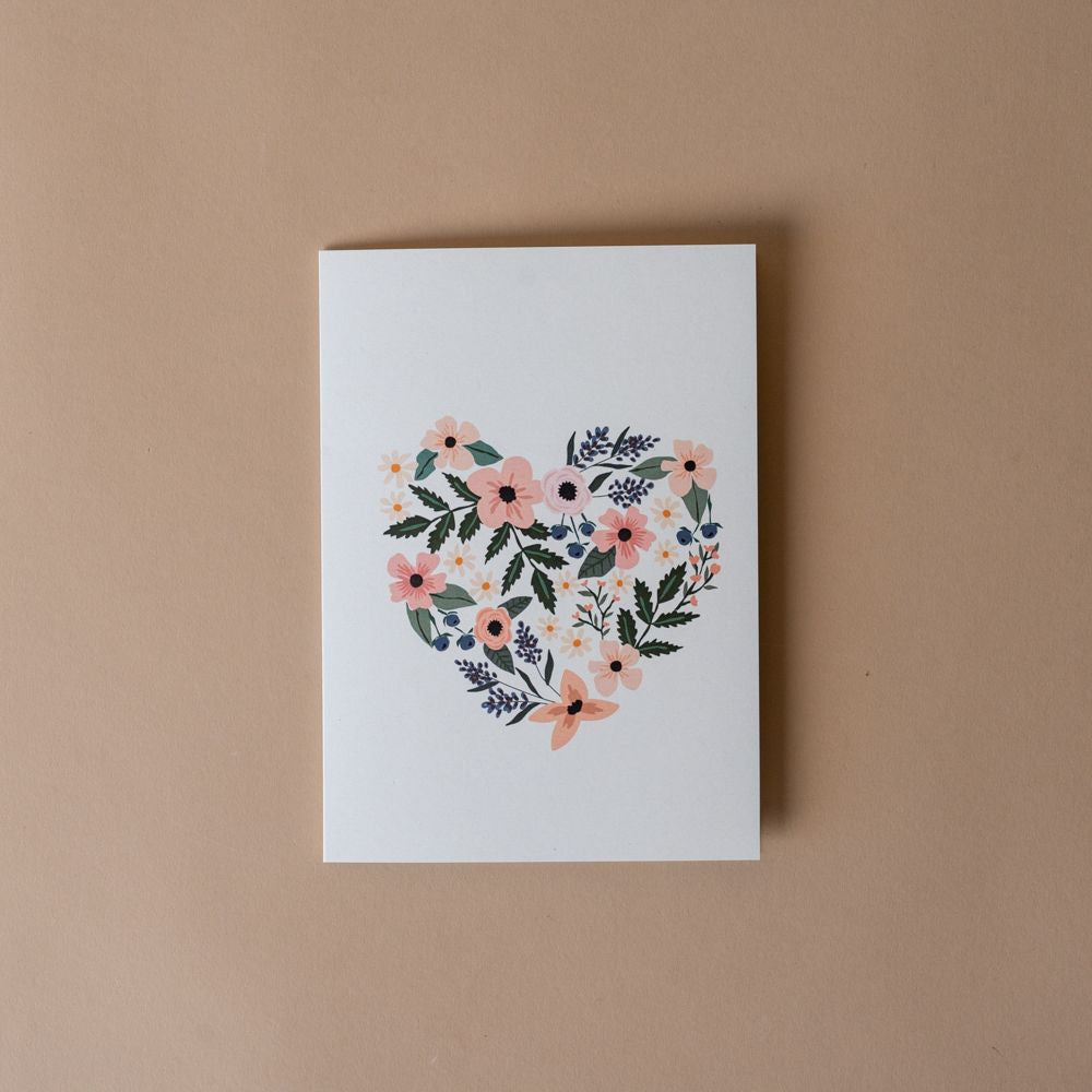 Flower Heart Card greeting card Mimi & August (Faire)