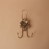 Flower Hook with Antique Gold Finish wall hook Vagabond Vintage (Faire) Style 2