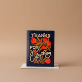 Thanks For Everything Card greeting card Inkwell Cards (Faire)