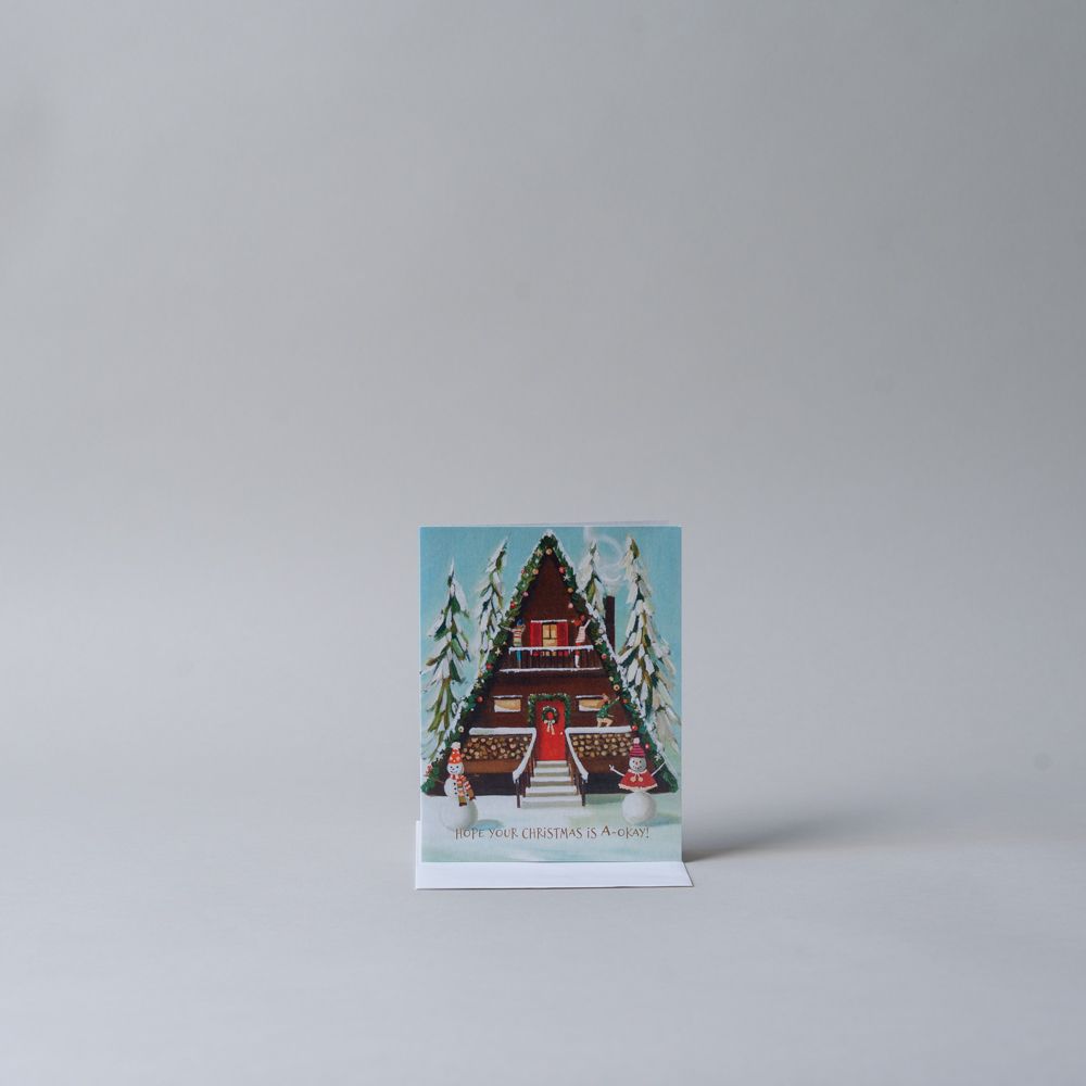 Holiday A-Frame Card CHRISTMAS 2025 Janet Hill Studio (Faire)