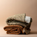 Floral Sherpa Throw Blanket blanket Indaba
