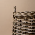 Round Rattan Basket with Handles basket Bacon Basketware (Faire)
