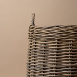Round Rattan Basket with Handles basket Bacon Basketware (Faire)