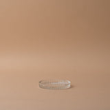 Clear Glass Pillar Candle Plate