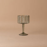 Petal Edge Wine Glass wine glass Rosha Living Inc (Faire) Green