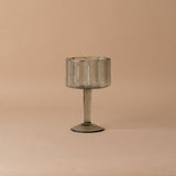 Petal Edge Wine Glass wine glass Rosha Living Inc (Faire) Green