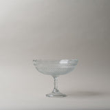 Pressed Scallop Glass Footed Bowl CHRISTMAS 2025 Creative Co-op (DYA)