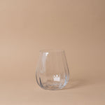 Round Ridged Glass Vase vase Abbott Collection