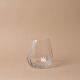 Round Ridged Glass Vase vase Abbott Collection
