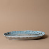 Stoneware Scallop Fisherman Dish dish Creative Co-op (DYA)