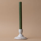 Embossed Porcelain Candle Holder candle holder Accents De Ville (ShopZio)