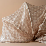 Recycled Fabric Play Tunnel FINNBIRD - play tunnel 3 Sprouts (Faire) Beige Gingham
