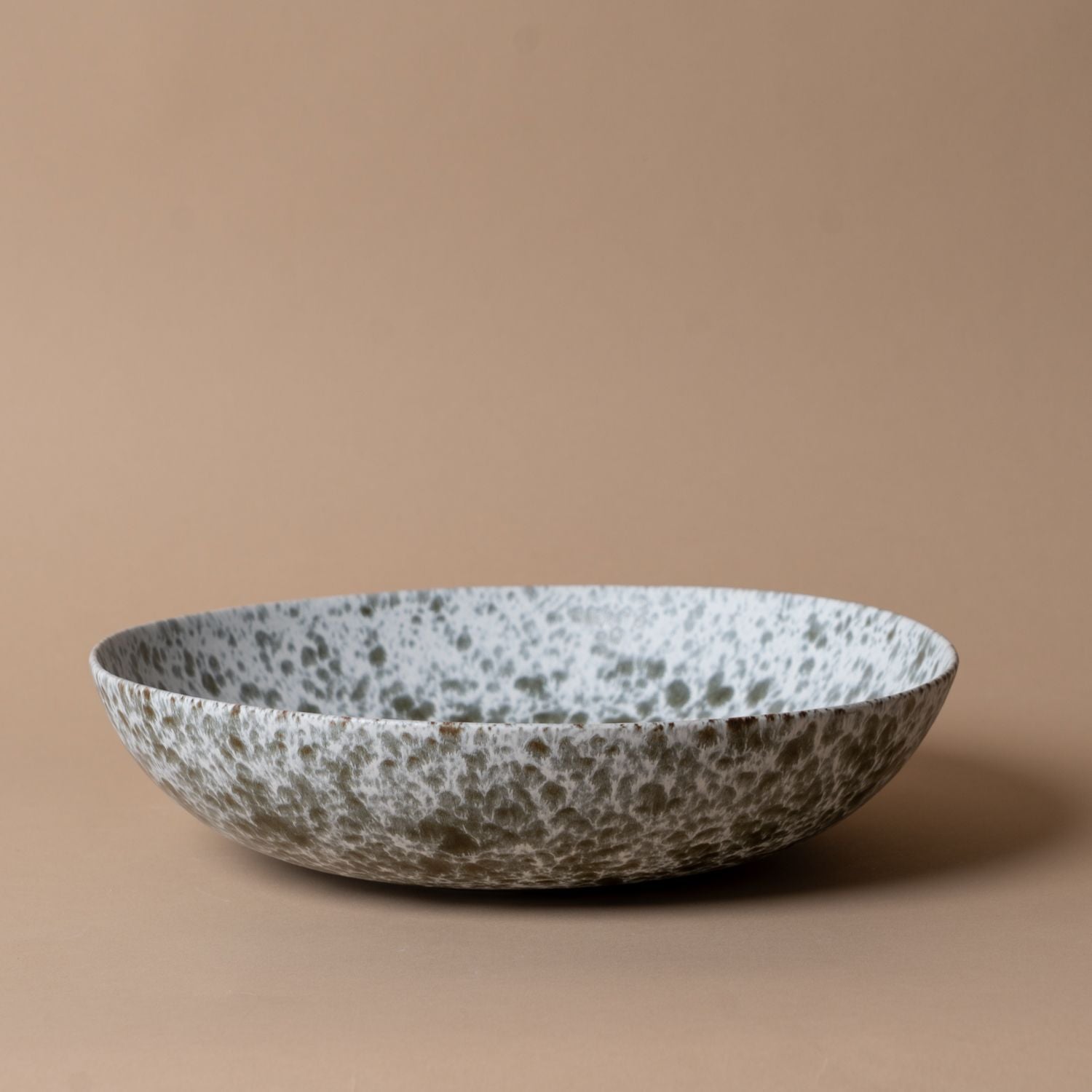 Grey Splash Stoneware Bowl bowl Tell Me More (Faire) Serving Bowl