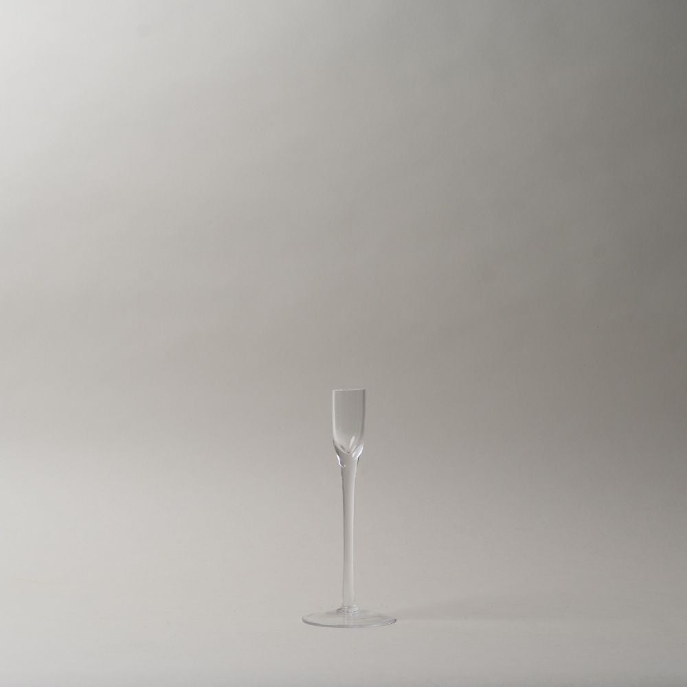 Flute Style Glass Taper Holder CHRISTMAS 2025 Abbott Collection Small