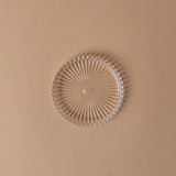 Clear Glass Pillar Candle Plate