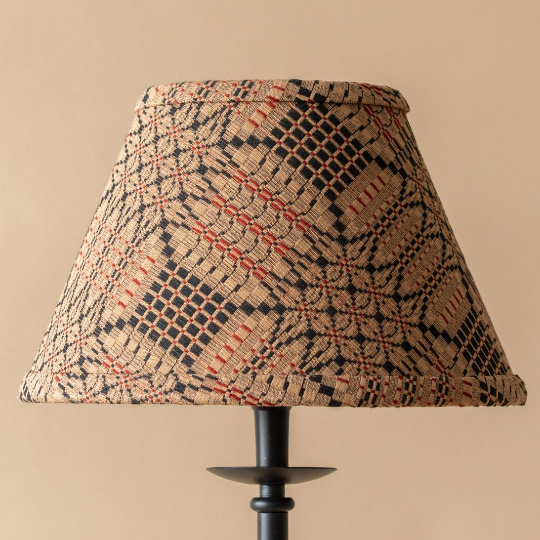 Primitive Table Lamp | Base & Shade Table Lamps Home Collections by Raghu (Faire) Jacquard Shade