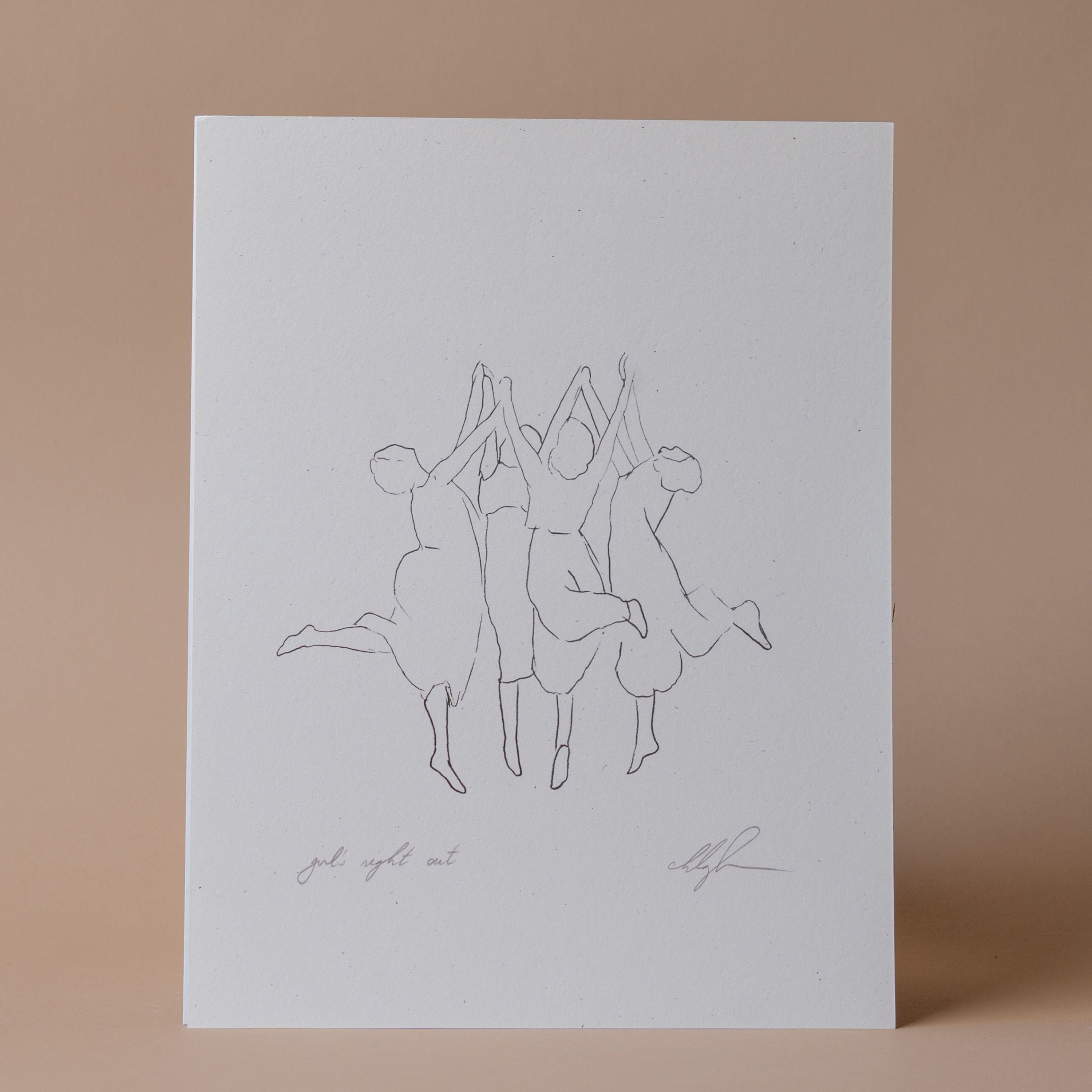 "Girl's Night Out" by Cocoshalom ARTWORK - print Cocoshalom (Faire)