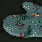 Poinsettia Oven Mitt - Rug & Weave