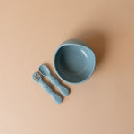 Suction Bowl with Spoons FINNBIRD - bowl Baby Bliss (Faire)