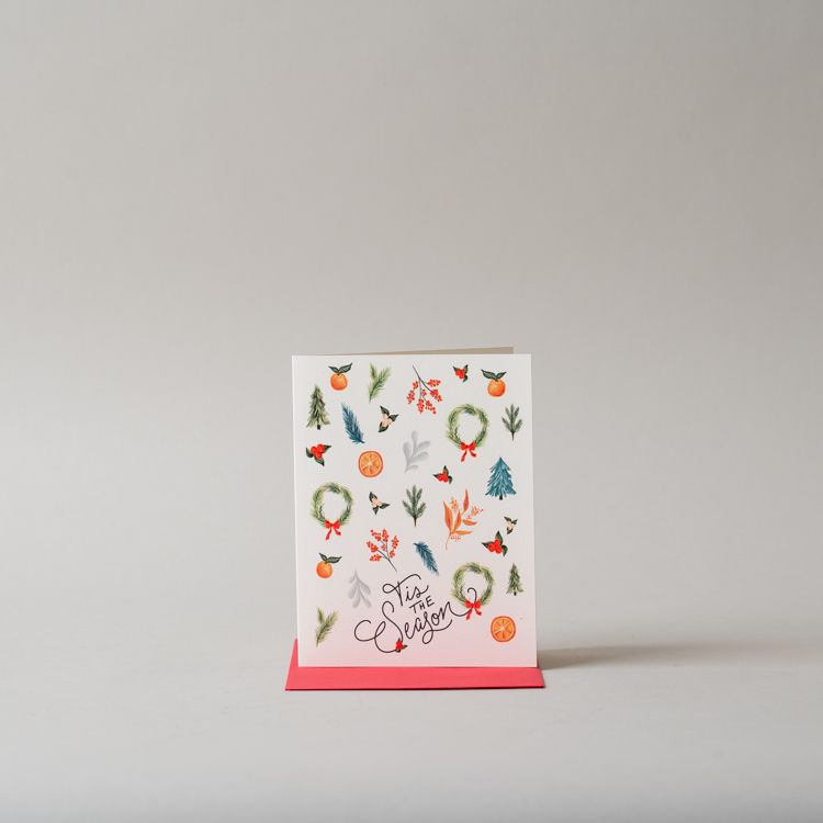 Tis the Season Holiday Card CHRISTMAS 2025 Inkwell Cards (Faire)