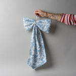 Blue Toile Bow Decorative Objects Luxe B Co (Faire) Large