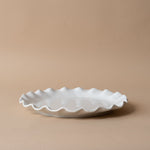 Organic Ruffle Edge Stoneware Dining Collection dinnerware Indaba Dinner Plate