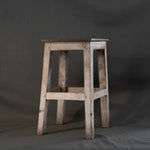 Antique Wood Stool - Rug & Weave