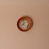 Enamel Swan Motif Dish