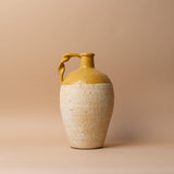 Two-Tone Vase with Twisted Handle
