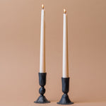 Forged Iron Candlestick Holder - Black candle holder Bohemia Design (Faire)