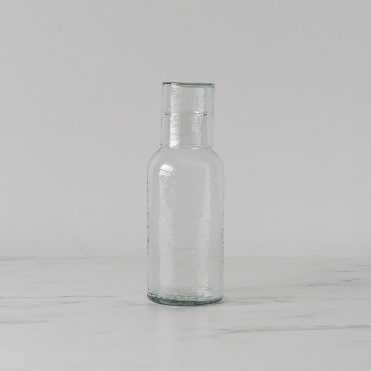 Handblown Hammered Carafe with Lid - Rug & Weave