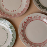 Stoneware Pattern Edge Plate