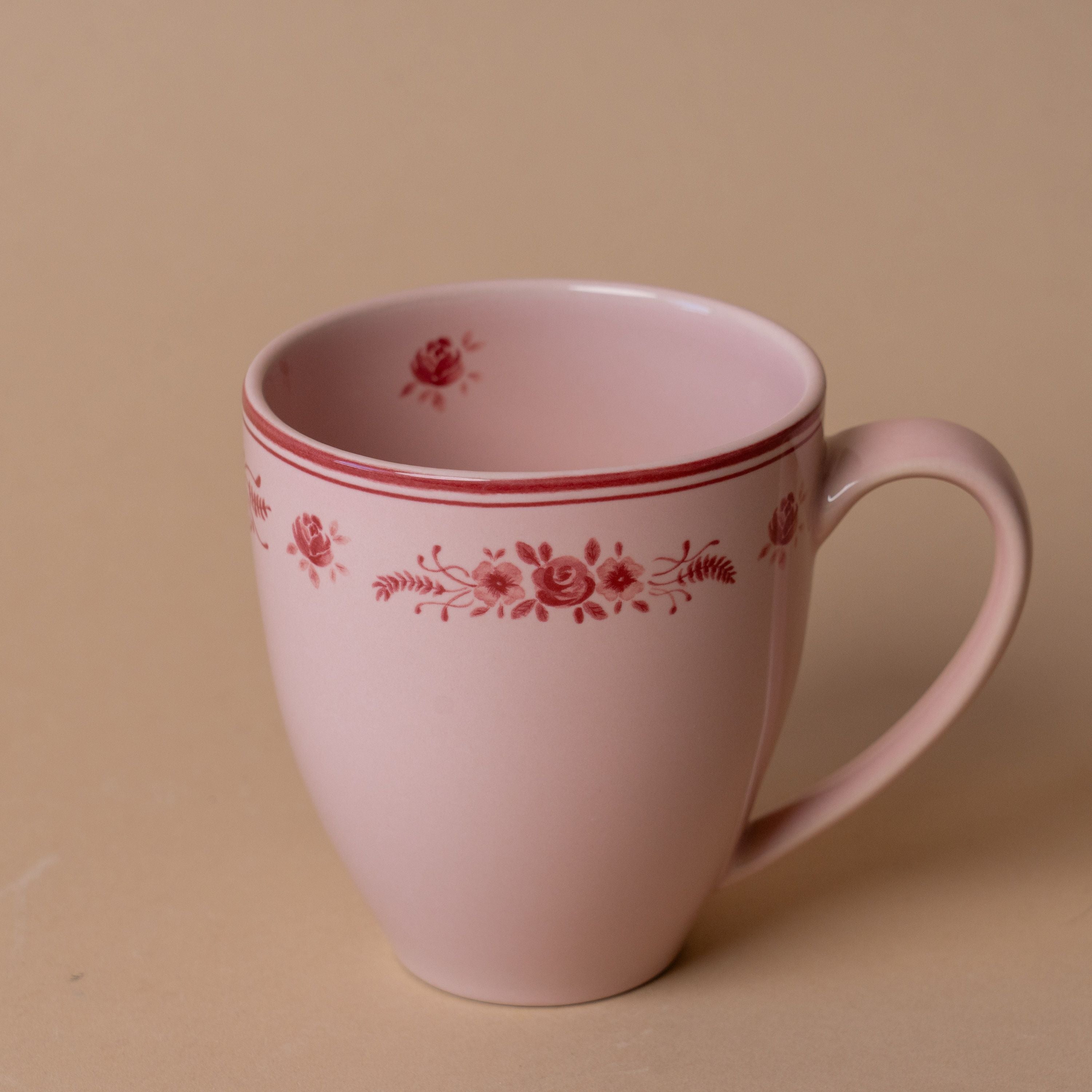 Red & Pink Floral Mug dinnerware David Shaw