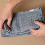 Blue Stripe Double Cloth Napkin napkin Indaba