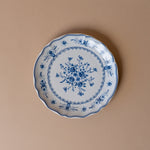 Blue & White Floral Plate Collection dinnerware David Shaw