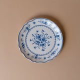 Blue & White Floral Plate Collection dinnerware David Shaw