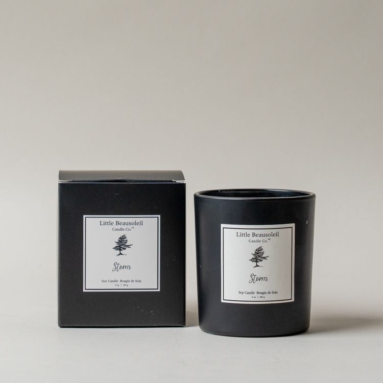 Little Beausoleil Soy Wax Holiday Candle Collection CHRISTMAS 2025 Little Beausoleil Candle Co. Storm