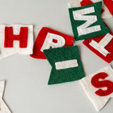 Felt Merry Christmas Garland CHRISTMAS 2025 Global Goods Partners (Faire)