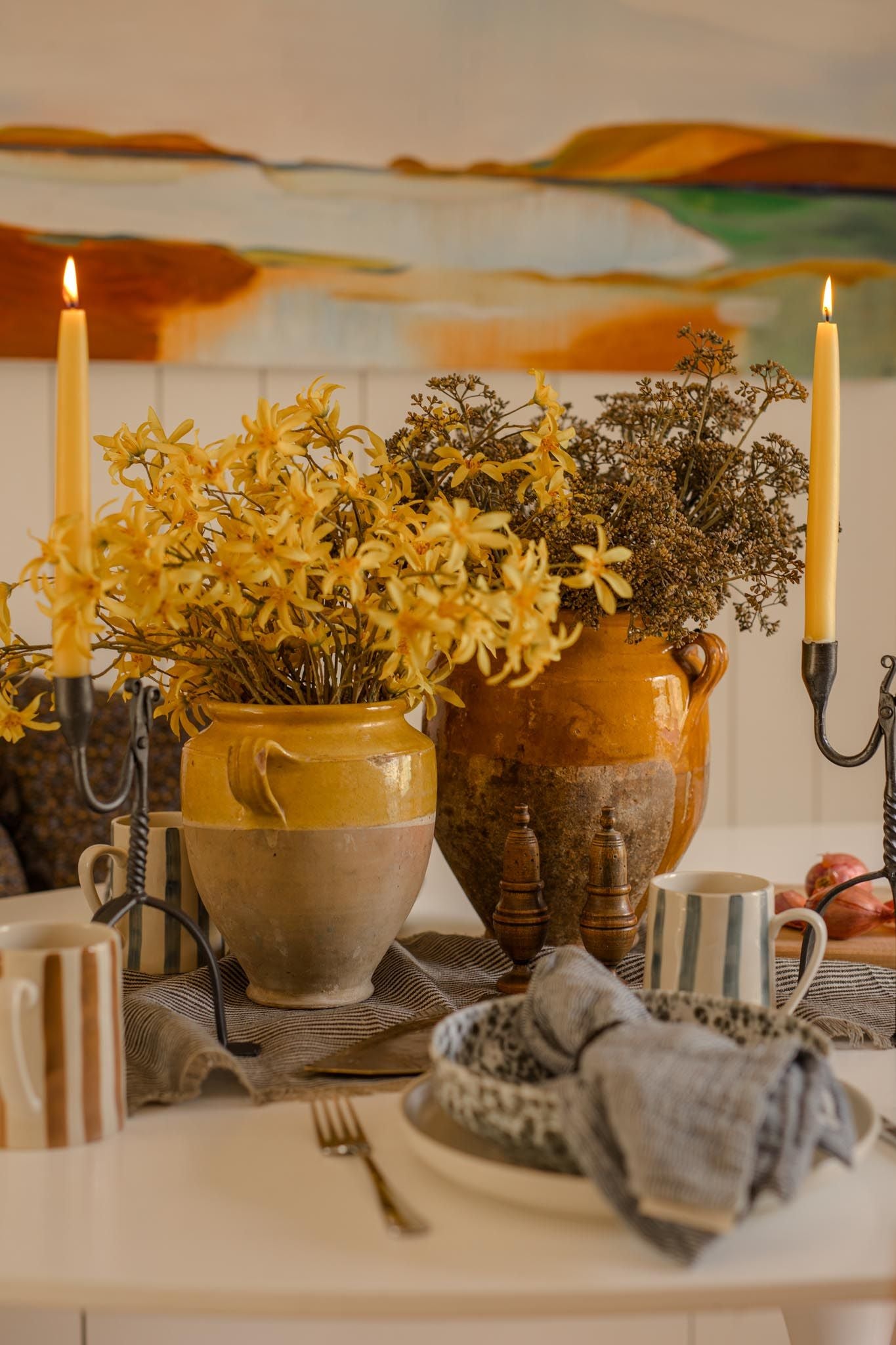 Eastvan Beeswax Taper Candles candle set Eastvan Bees (Faire)