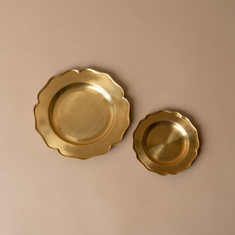 Handmade Brass Trinket Dish dish Fog Linen Work