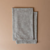 Ticking Stripe Tea Towel Set tea towel Indaba Charcoal