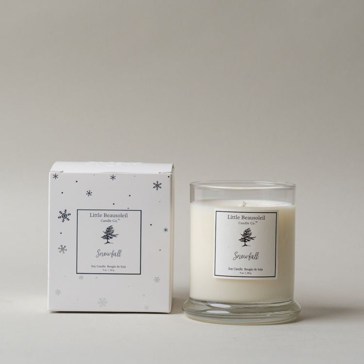 Little Beausoleil Soy Wax Holiday Candle Collection CHRISTMAS 2025 Little Beausoleil Candle Co. Snowfall